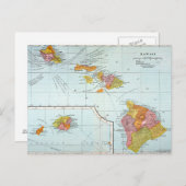 Map: Hawaii, 1905 Postkarte (Vorne/Hinten)