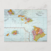 Map: Hawaii, 1905 Postkarte (Vorderseite)