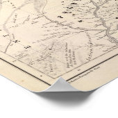 Map hist, Prov Missionen, Jesuit Institution Poster (Ecke)