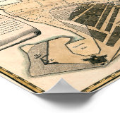 MAP: JAMAIKA, 1755 2 POSTER (Ecke)