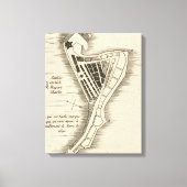 MAP: JAMAIKA, 1755 LEINWANDDRUCK (Vorderseite)