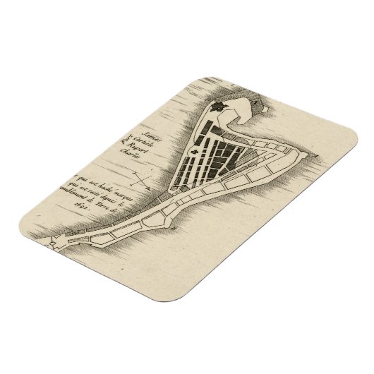 MAP: JAMAIKA, 1755 MAGNET (Linke Seite)