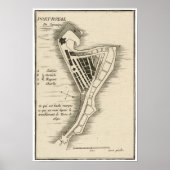 MAP: JAMAIKA, 1755 POSTER (Vorne)