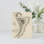 MAP: JAMAIKA, 1755 POSTKARTE (Stehend Vorderseite)