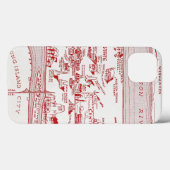 MAP: MANHATTAN, c1935 Case-Mate iPhone Hülle (Rückseite (Horizontal))