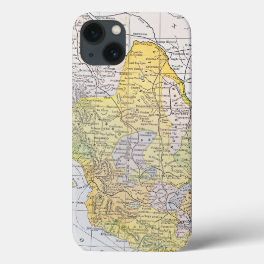 MAP: MEXIKO Case-Mate iPhone HÜLLE (Rückseite)