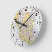 MAP: MEXIKO RUNDE WANDUHR (Winkel)