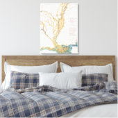 MAP: MISSISSIPPI RIVER, 1861 LEINWANDDRUCK (Insitu (Schlafzimmer))