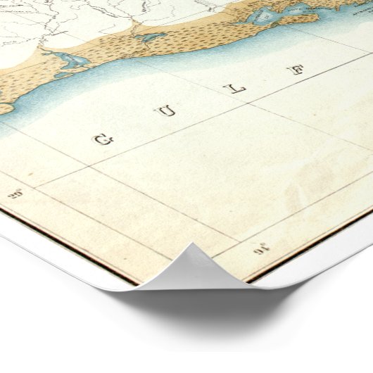 MAP: MISSISSIPPI RIVER, 1861 POSTER (Ecke)