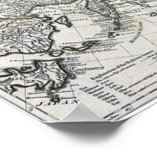 MAP: NORTH PACIFIC POSTER (Ecke)