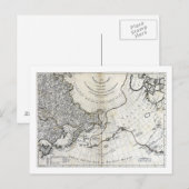 MAP: NORTH PACIFIC POSTKARTE (Vorne/Hinten)