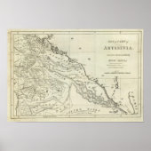 Map of Abyssinia Poster (Vorne)