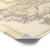 Map of Asia Minor Poster (Ecke)