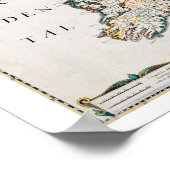 Map of Britain and Ireland, published Paris 1640 ( Poster (Ecke)