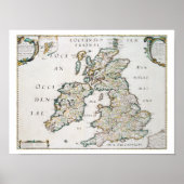 Map of Britain and Ireland, published Paris 1640 ( Poster (Vorne)