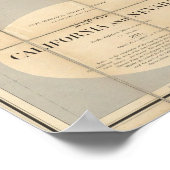 Map Of California And Nevada Poster (Ecke)
