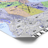Map of Canada Poster (Ecke)