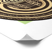 Map of Colombia Poster (Ecke)