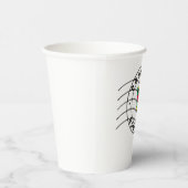 Map of Dominica, Postal Passport Stamp Pappbecher (Rechts)