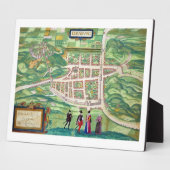 Map of Edinburgh, from 'Civitates Orbis Terrarum' Fotoplatte (Seite)