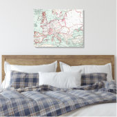 MAP OF EUROPE, 12th CENTURY Leinwanddruck (Insitu (Schlafzimmer))