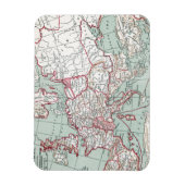 MAP OF EUROPE, 12th CENTURY Magnet (Vertikal)