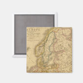 Map of Europe 2 Magnet (Vorderseite/Rückseite)