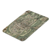 Map of Exeter, from 'Civitates Orbis Terrarum' by Magnet (Linke Seite)