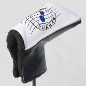 Map of Guam, Postal Passport Stamp Golf Headcover (3/4 Vorderseite)