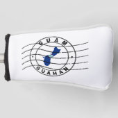 Map of Guam, Postal Passport Stamp Golf Headcover (Vorderseite)