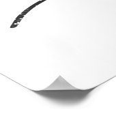 Map of Hongkong, Postal Passport Stamp Poster (Ecke)