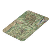 Map of Jerusalem, from 'Civitates Orbis Terrarum' Magnet (Linke Seite)
