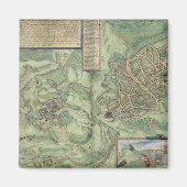 Map of Jerusalem, from 'Civitates Orbis Terrarum' Magnet (Vorne)