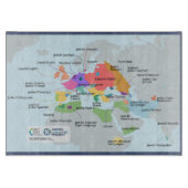 Map of Jewish languages  Schneidebrett (Vorderseite)