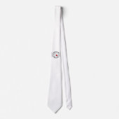 Map of Malta, Postal Passport Stamp, Travel Stamp Krawatte (Vorderseite)