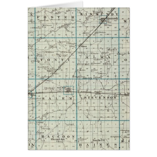 Map of Marion County (Vorne)