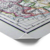 Map of Northern Germany or Prussia Poster (Ecke)