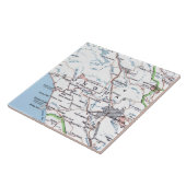 Map of Sonoma County CA -Blue Fliese (Seite)