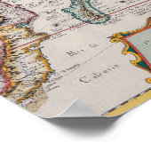 Map of South East Asia Poster (Ecke)