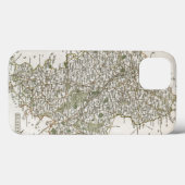 MAP OF STAFFORDSHIRE, 1793 Case-Mate iPhone HÜLLE (Rückseite (Horizontal))