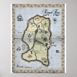 Map of TerraFae Poster