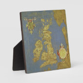 Map of the 16th Century British Isles Fotoplatte (Vorderseite)