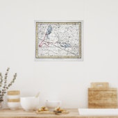Map of The Constellations Plate XXII Poster (Küche)