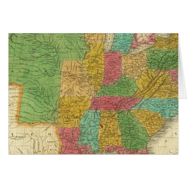 Map of the United States (Vorderseite (Horizontal))