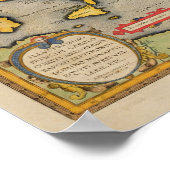 Map of the Voyage of the Argonauts Poster (Ecke)