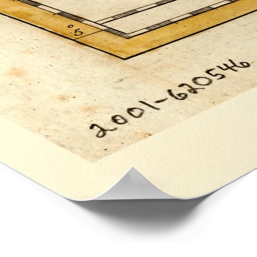 Map of the West Indies (1785) Poster (Ecke)