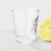 Map of Tuna, Postal Passport Stamp, Travel Stam Schnapsglas (Links)