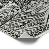 Map of Westminster from 'Speculum Britannia' Poster (Ecke)