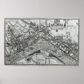 Map of Westminster from 'Speculum Britannia' Poster (Vorne)