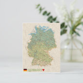 MAP POSTCARDS FILM Deutschland Postkarte (Stehend Vorderseite)